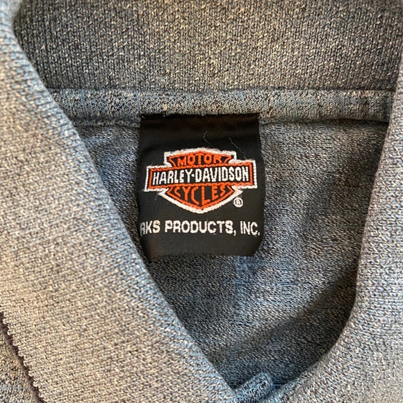 Harley Davidson Polo Size M Cement City, MI Size M - Picture 4 of 5